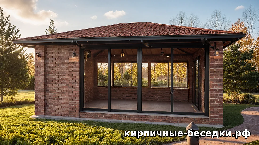 Чем закрыть беседку от дождя: обзор решений от тента до остекления