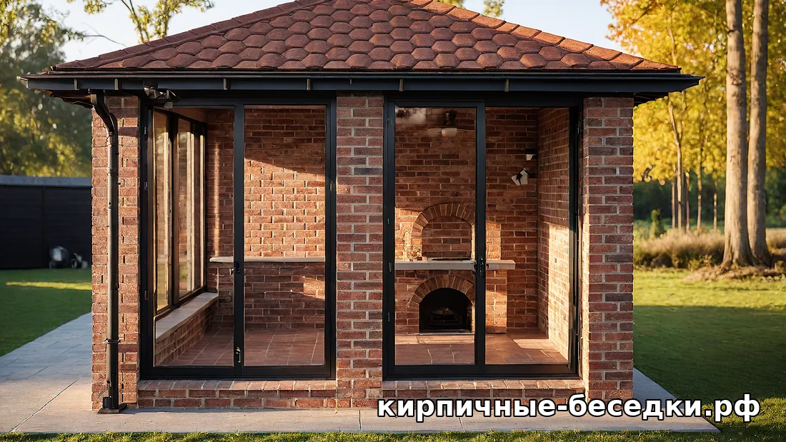 Чертежи беседок из кирпича: почему мы делаем инженерный проект