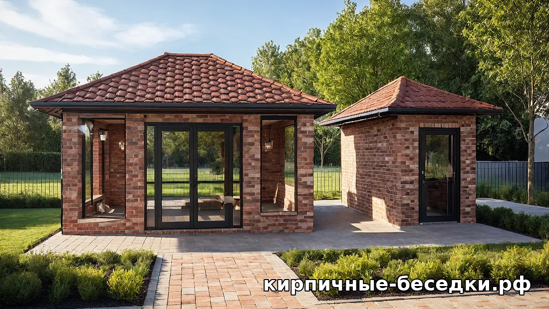 Гараж с баней и беседкой: как расположить три постройки на участке