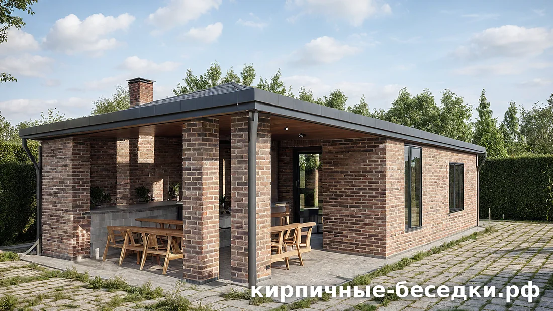 Площадка под беседку из кирпича: почему нужна плита, а не плитка